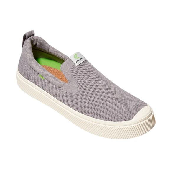 Cariuma Womens IBI Slip On Sneakers US 9 EU 40 Grey Knit NIB - Picture 1 of 12